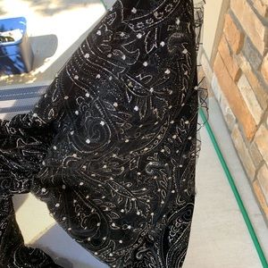 Halloween costume. Fancy witch dress